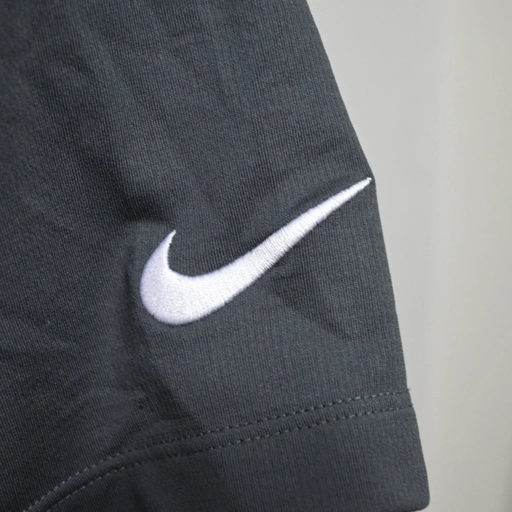 Nike Los Angeles Rams Golf Polo Mens Small Gray Dri-Fit Short Sleeve NFL